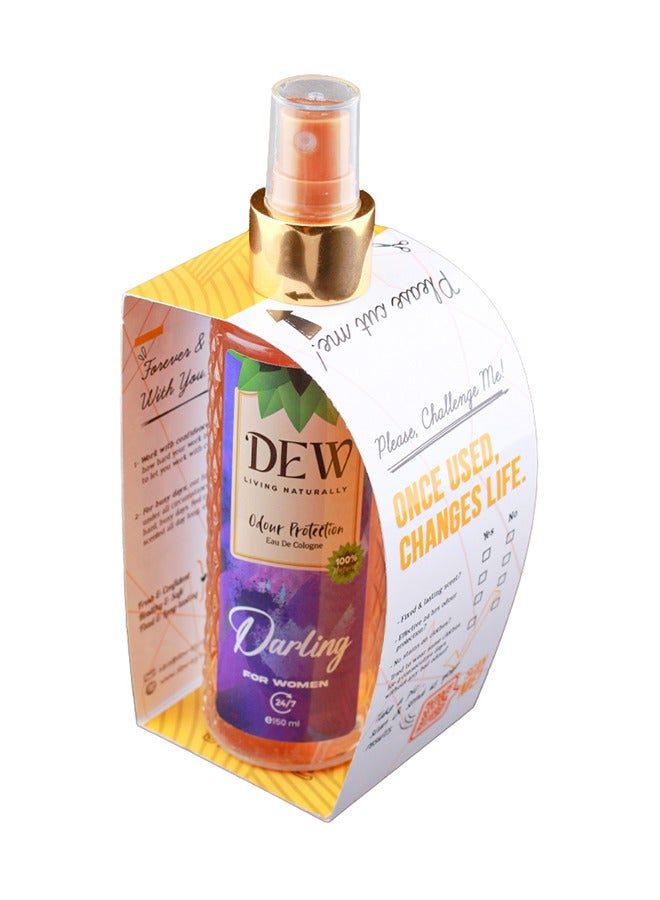 DEW Odour Protection Natural Body Spray - Darling - For Women - Image 2