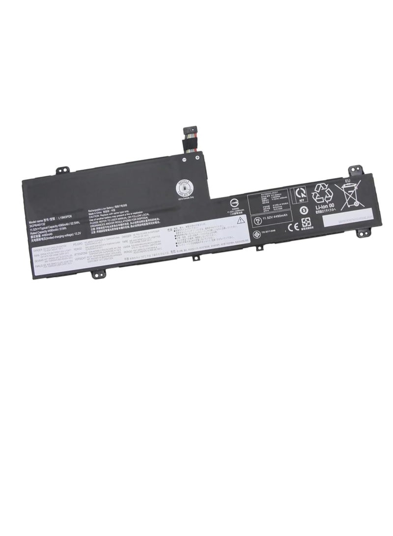 11.52V 52.5Wh L19M3PD6 L19L3PD6 Laptop battery compatible for Lenovo ideapad Flex 5-14IIL05 5-14ARE05 5-14ALC05 5-14ITL05 5-15IIL05 5-15ALC05 L19L3PD6 L19C3PD6 L19D3PD6 - Image 2