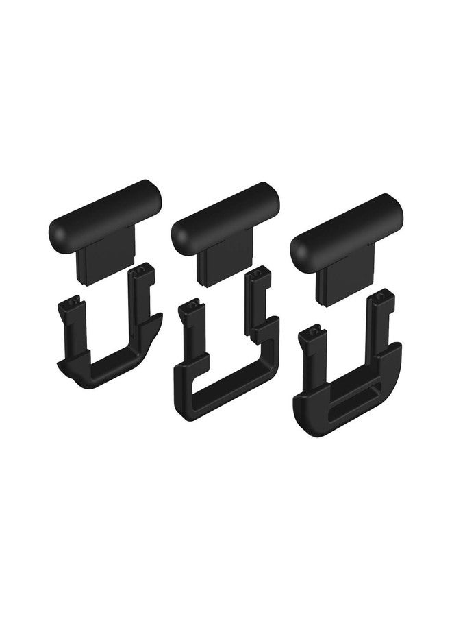 كيوب مشابك تثبيت طوق/حزام جهاز تتبع نظام تحديد المواقع العالمي (GPS) من كيوب - لتتبع الكلاب والقطط والحيوانات الأليفة والأشخاص وحقائب الظهر وغيرها - مشابك تثبيت قوية ومتينة لمراقبة النشاط عن بعد (3 أحجام في العبوة) - Image 1