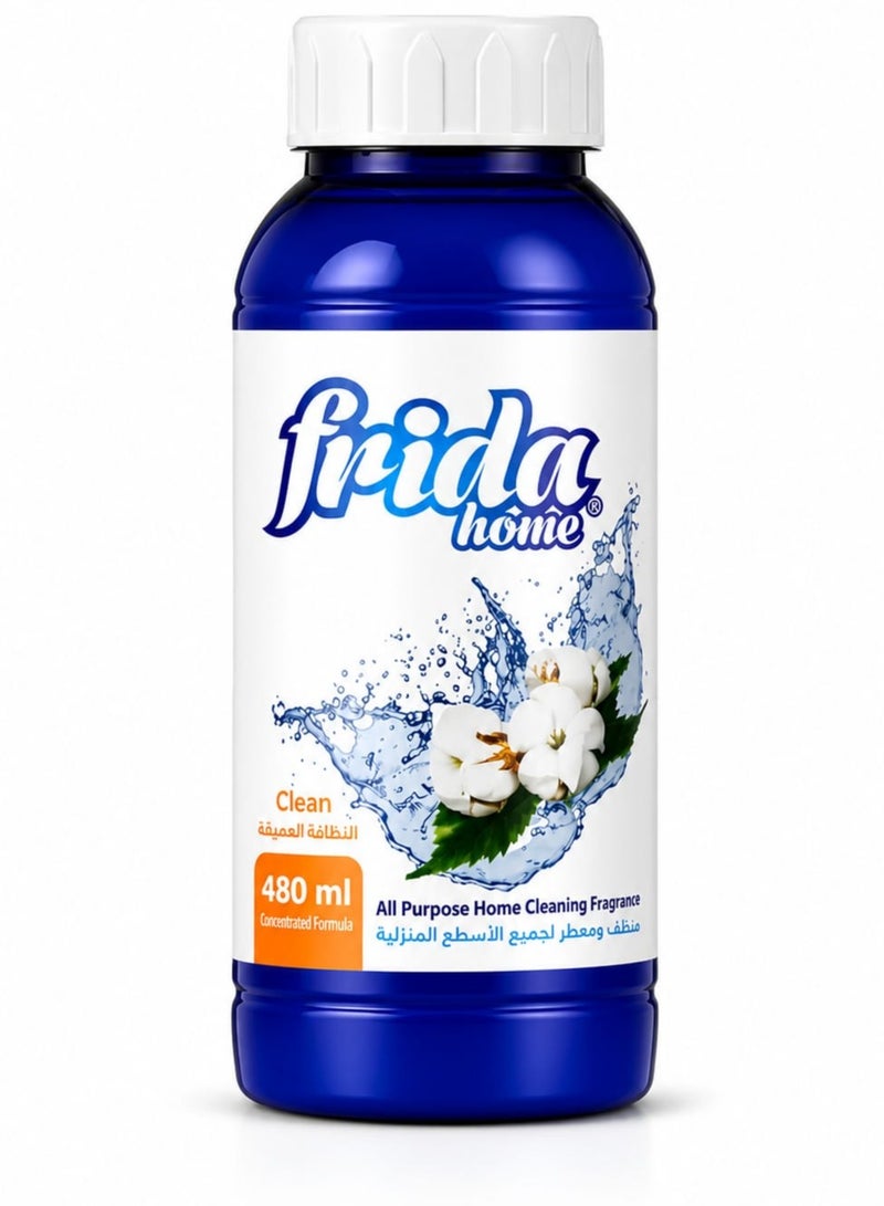 فريدا منظف ومعطر لجميع الأسطح المنزلية برائحة النظافة 480 مل - Image 1
