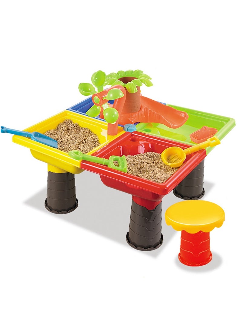 Bukela Sand Playing Toy Set Sand Table Unique Shape Design Portable Durable For Children 45*35*35CM - Image 2