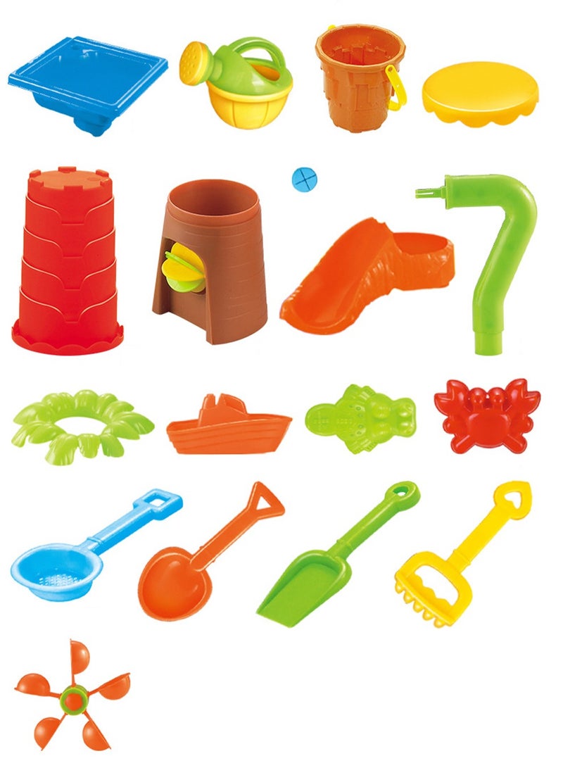 Bukela Sand Playing Toy Set Sand Table Unique Shape Design Portable Durable For Children 45*35*35CM - Image 5