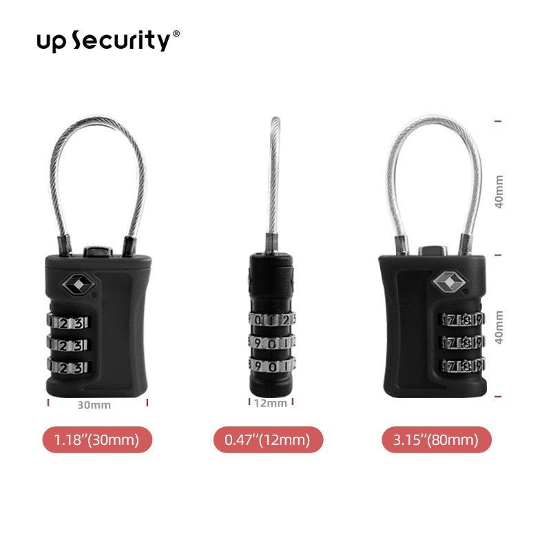 Tsa Customs Lock Abs Lightweight Lock Body Bag Cabinet Combination Padlock Password Lock 03St - Image 4