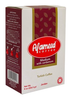 Alameed Turkish Coffee Medium with Cardamom 250 grams  - Image 1