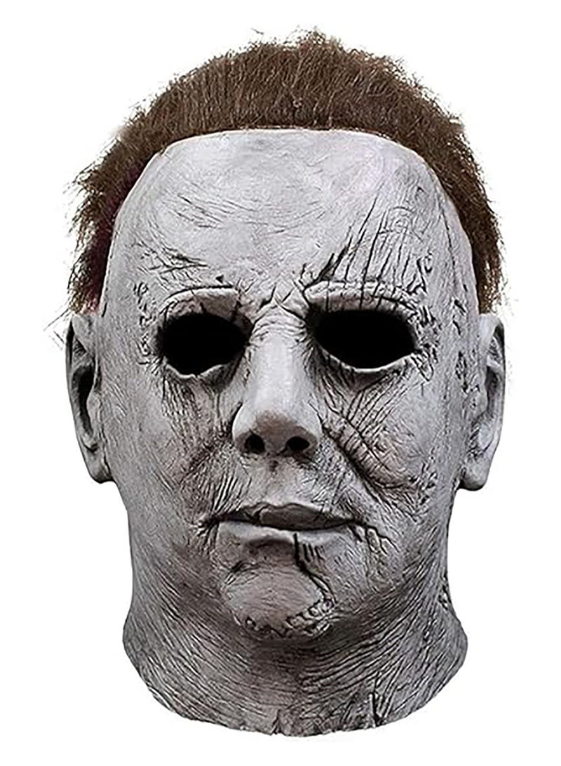 Latex Horror Mask Cosplay Headgear Masquerade Costume Accessories Halloween - Image 1