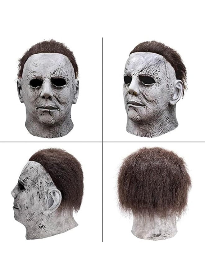Latex Horror Mask Cosplay Headgear Masquerade Costume Accessories Halloween - Image 4