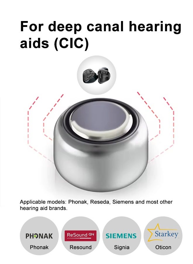 Power One - P10 Pack Of 18 Pieces Original Hearing Aid BatteryLong-lasting and stable 1.45V battery lasts 3-10 daysMercury-free and environmentally friendly Suitable for use in deep canal hearing aids - Image 1