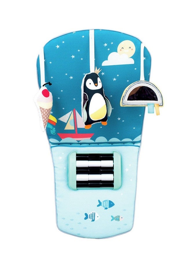 Taf Toys Infant Car Toy Travel Activity Center Baby Car Seat Toys for Babies 0-6 Months Arch with Mirror, Rattle, Teether Hanging Toy for Baby Infant 0-6-12 Months, Sensory Gift - Image 4
