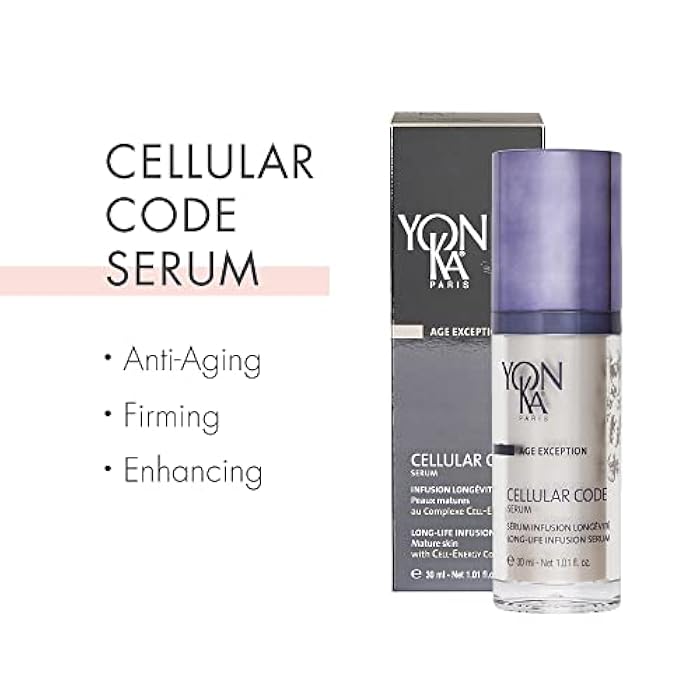 Yonka Cellular Code Serum | Anti-Aging Face Serum | Firm Skin and Soften Appearance of Wrinkles with Cell-Energy Natural Youth Complex | Paraben-Free | 1.01 fl oz - Image 2