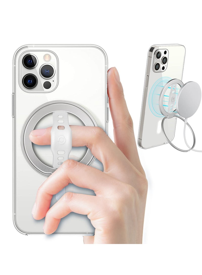 Barakah Magnetic Phone Ring Holder, Upgrade Phone Grip Stand, Magnetic Finger Phone Ring, Removable Magnetic Ring Holder Kickstand Loop, Only for iPhone 14, 13, 12 Pro/Max/Plus - Image 1
