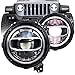 Cavauu 9Inch Round LED Headlights Compatible with Jeep Wrangler JL JLUGladiator JT 20182025 Not for JK DOT Approved HiLow Beam with Halo DRL - Image 2