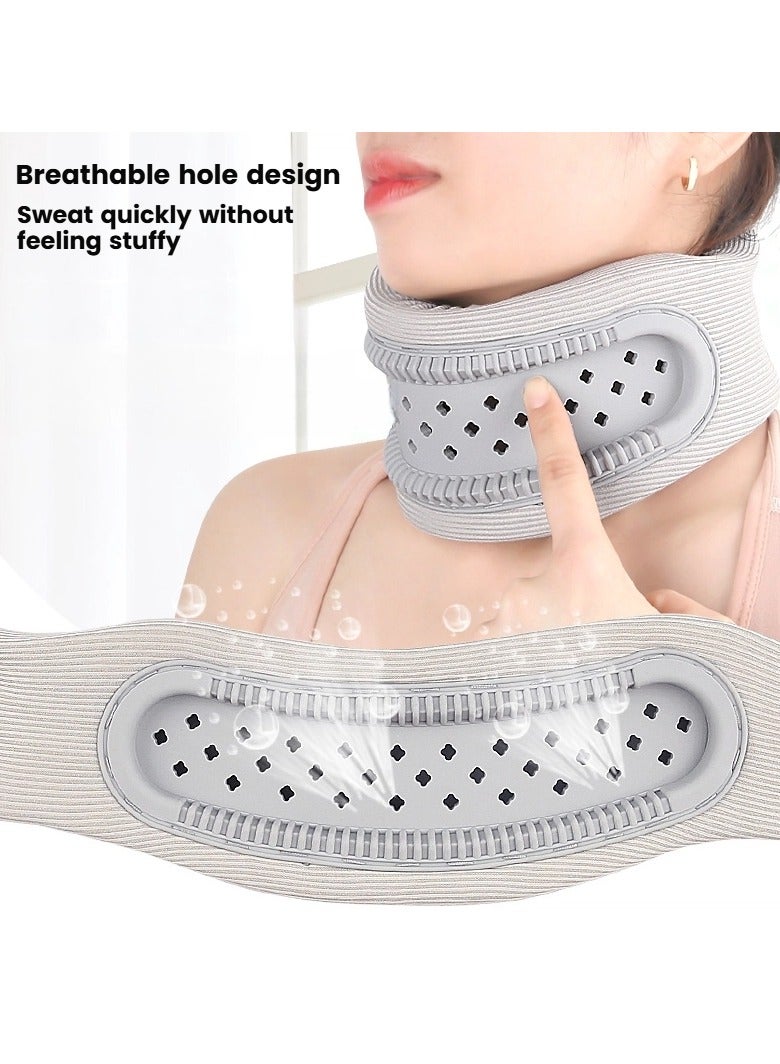 general Household neck guard anti-bowing neck tilt silicone neck brace traction fixed cervical spine neck brace support protector - Image 1
