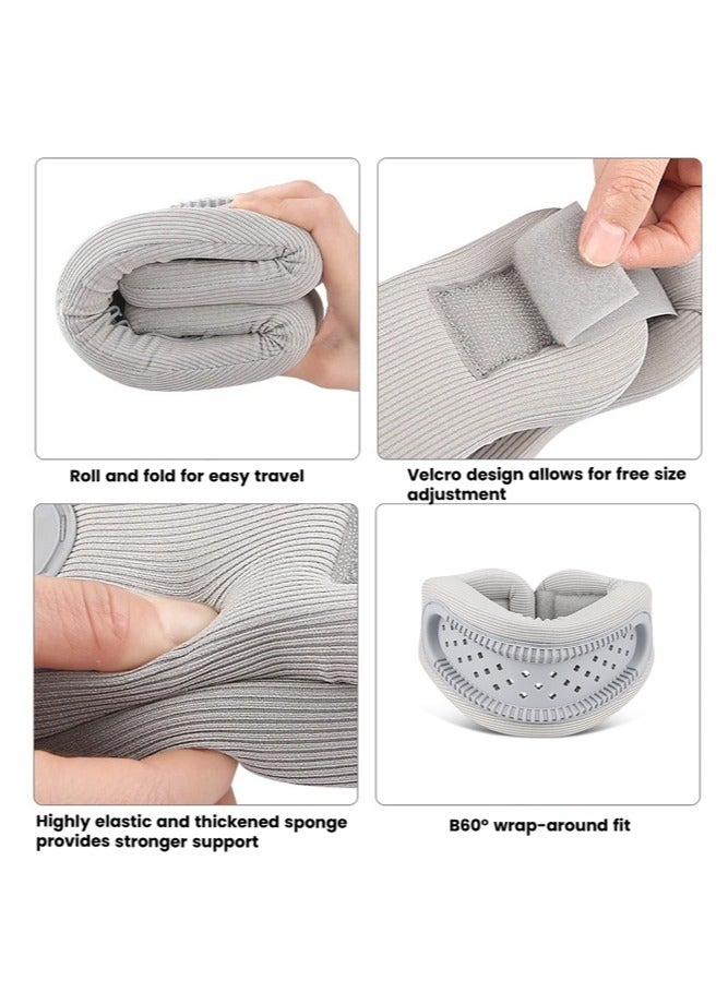 general Household neck guard anti-bowing neck tilt silicone neck brace traction fixed cervical spine neck brace support protector - Image 3