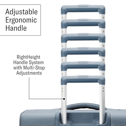 Samsonite UpLIFT Lightweight Softside Carry-On Luggage with Spinner Wheels - Expandable - Airline-Approved, Polyester Soft Suitcase for Ultra Light Travel - Elemental Blue - Image 5