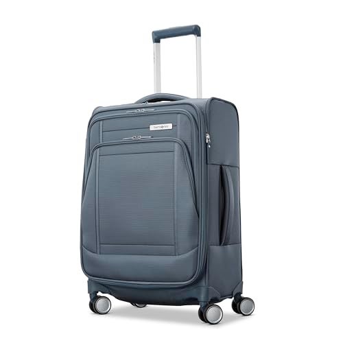 Samsonite UpLIFT Lightweight Softside Carry-On Luggage with Spinner Wheels - Expandable - Airline-Approved, Polyester Soft Suitcase for Ultra Light Travel - Elemental Blue - Image 1