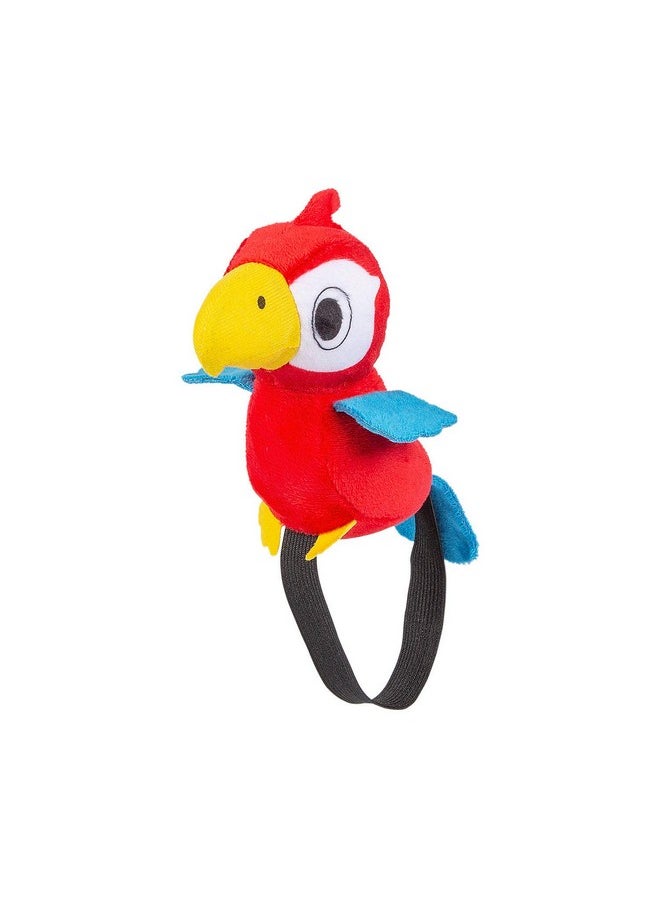 Fun Express Stuffed Parrot On Shoulder Pirate Costume Accessory For Kids Halloween Costumes  - Image 1
