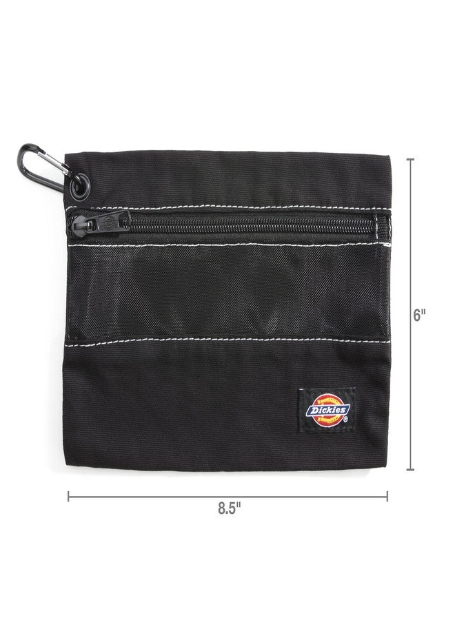 Dickies Set of 3 Small Canvas Utility Pouches, Zippered, for Organizing Small Tools and Fasteners, Black - Image 4