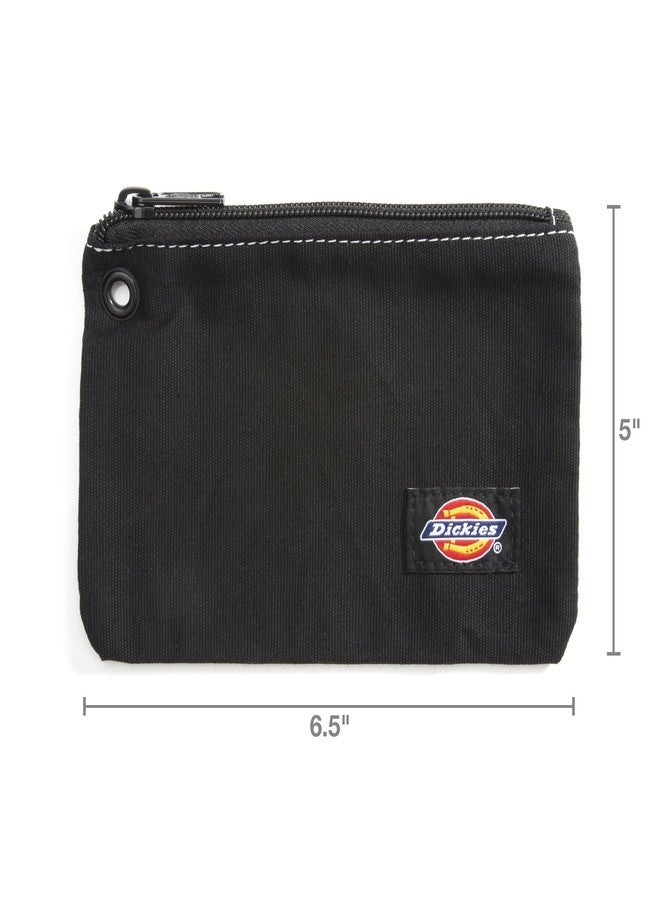 Dickies Set of 3 Small Canvas Utility Pouches, Zippered, for Organizing Small Tools and Fasteners, Black - Image 2
