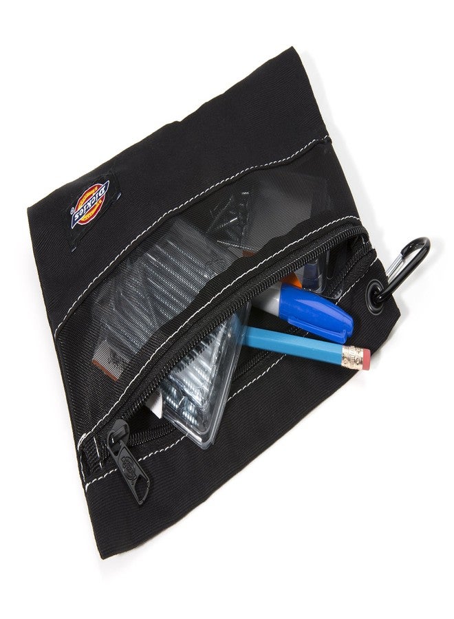 Dickies Set of 3 Small Canvas Utility Pouches, Zippered, for Organizing Small Tools and Fasteners, Black - Image 5