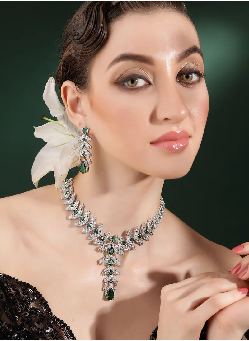 Priyaasi AD Studded Jewellery Set