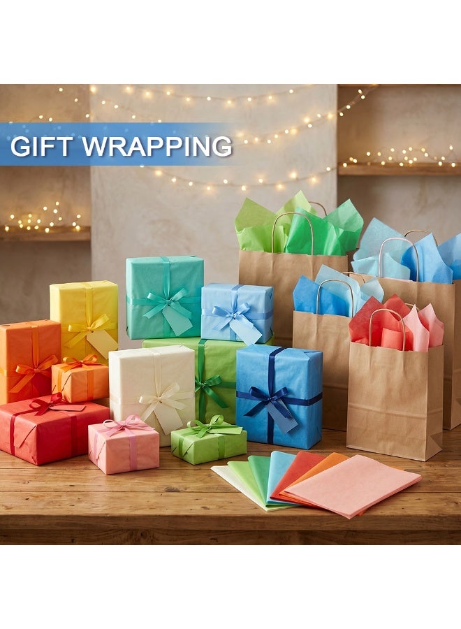Kidepoch Tissue Paper for Gift Bags, 100 Sheets 14” x 20” Bulk Gift Wrapping Tissue Paper, 10 Assorted Colors, Easy to Use for Gifts Packaging, DIY Crafts Party Holidays Decorations - Image 5
