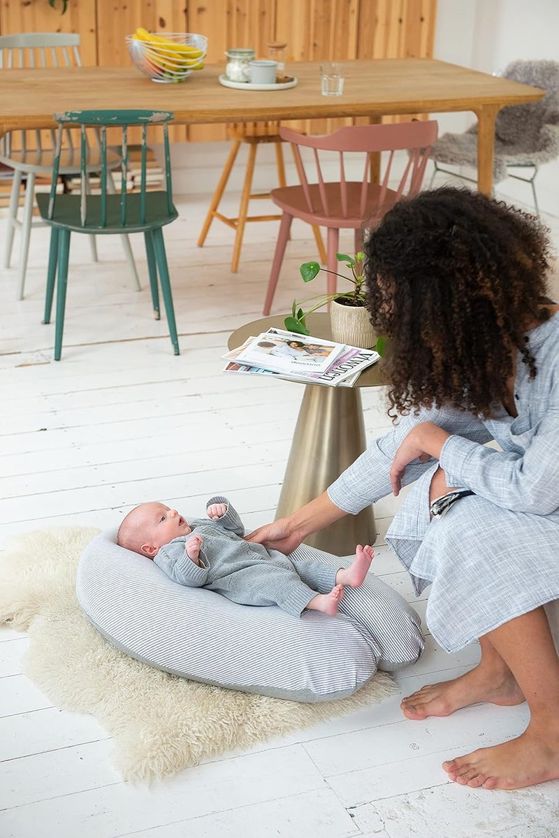 Doomoo Buddy Classic Light Grey Nursing Pillow - Image 5