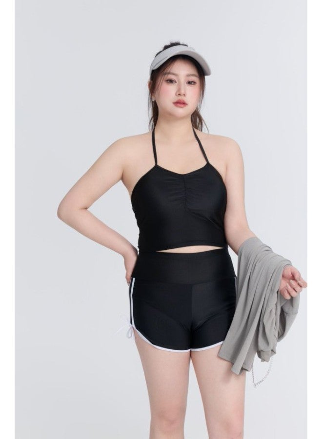 New Swimsuit For Women, Plus Size Conservative Two-piece, Beach Vacation Three-piece Set, Tummy Control Slimming High-end Swimsuit