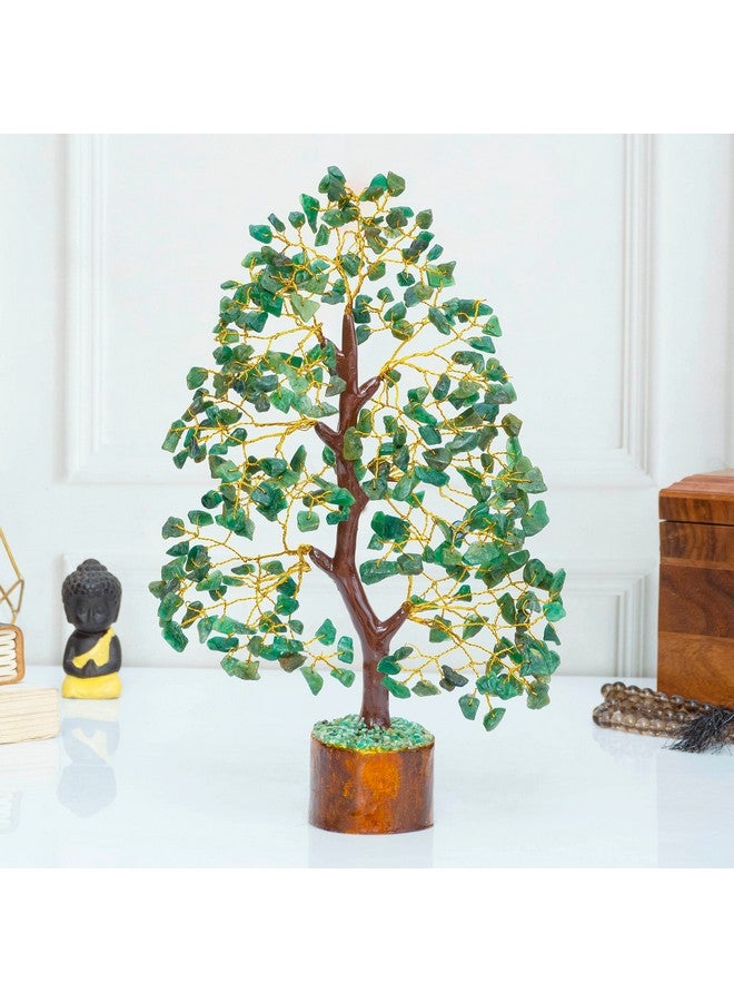 Green Aventurine Tree of Life - Chakra Healing Stone - Feng Shui Money Tree - Home Decor - Spiritual Gift