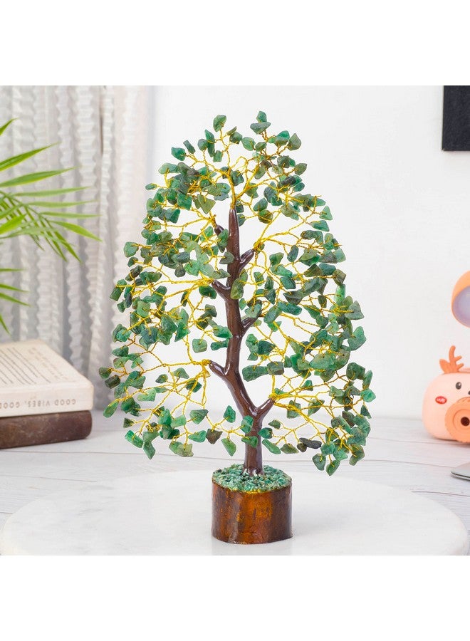 Green Aventurine Tree of Life - Chakra Healing Stone - Feng Shui Money Tree - Home Decor - Spiritual Gift