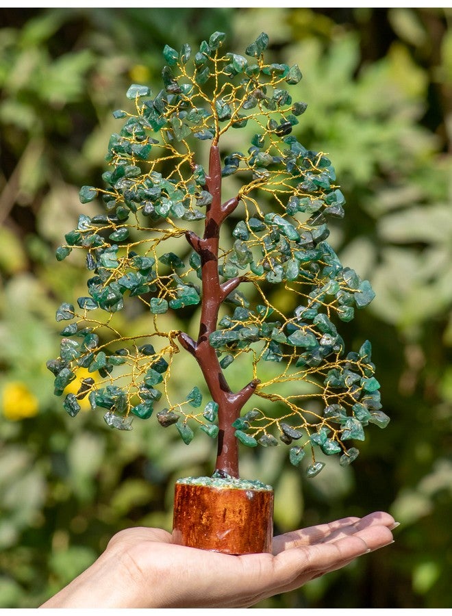 Green Aventurine Tree of Life - Chakra Healing Stone - Feng Shui Money Tree - Home Decor - Spiritual Gift