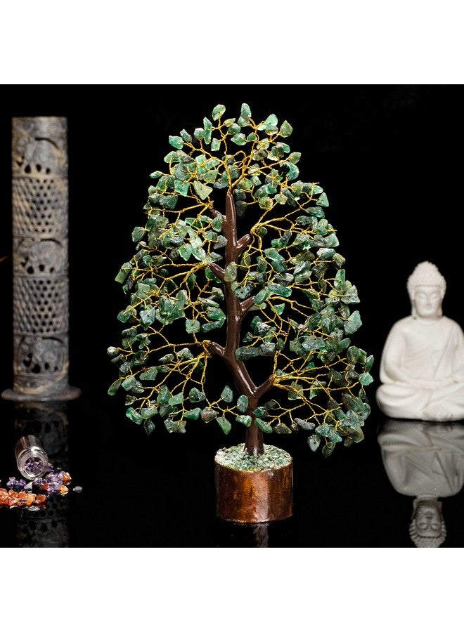 Green Aventurine Tree of Life - Chakra Healing Stone - Feng Shui Money Tree - Home Decor - Spiritual Gift