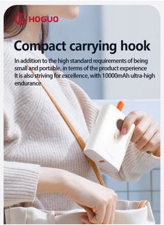 HOGUO 10000 mAh PD Fast Charging Power Bank USB Output  5V/4.5A 4.5V/5A 9V/2A 12V/1.5A 22.5W White  - Image 4