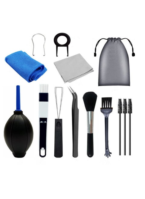 AMGREEN 14 Pcs Keyboard Cleaning Kit Laptop Computer Cleaning Kit Computer Cleaning and Repair Keyboard Cleaner Cleaning Tool Applied Laptop Keycap Puller Speaker Anti-static Brush Computer Cleaning Brush