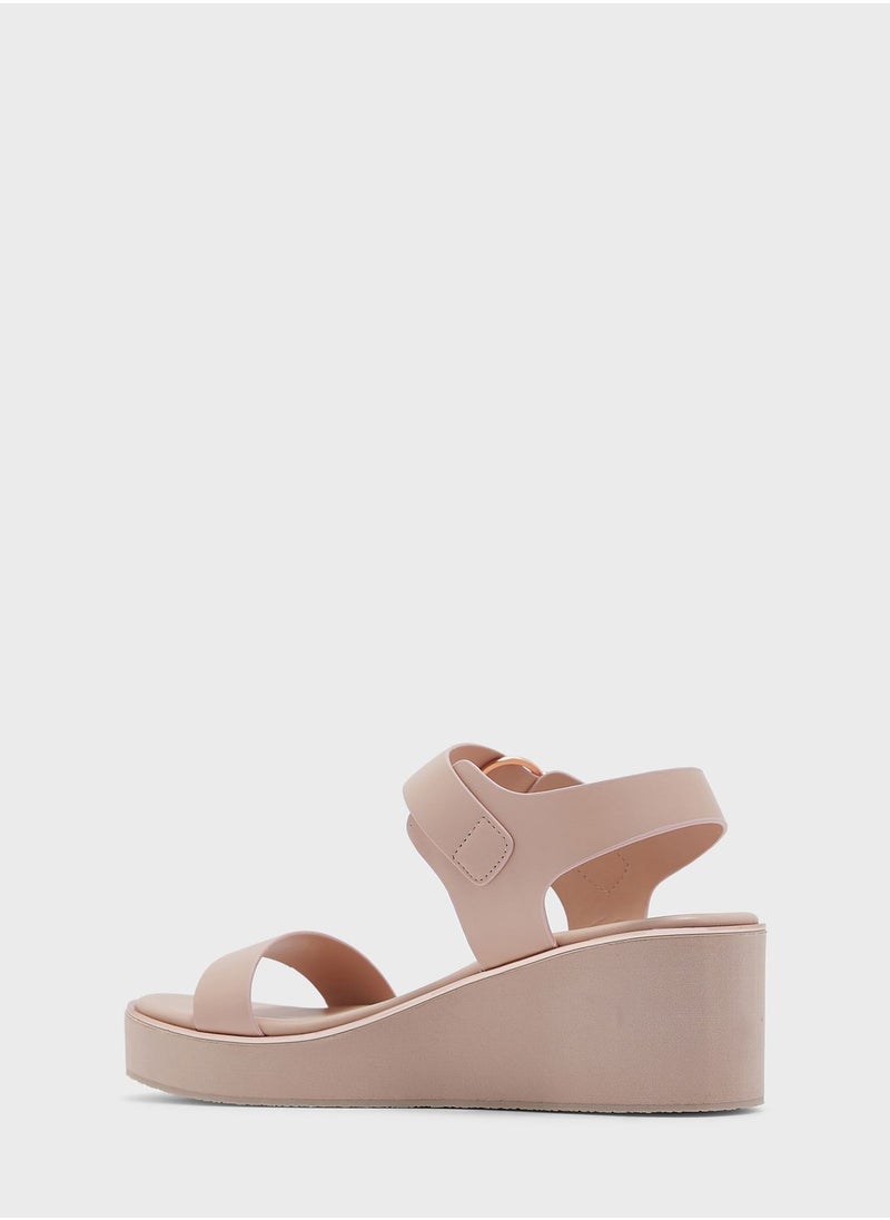 Vincci - Multi Strap Wedge Sandals - Image 1