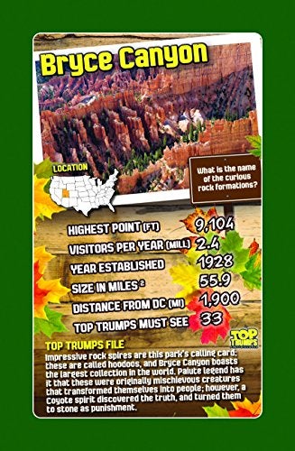 Top Trumps National Park Top Trumps Card Game Bundle - Image 5