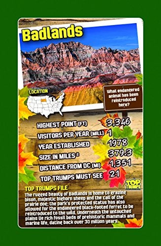 Top Trumps National Park Top Trumps Card Game Bundle - Image 3