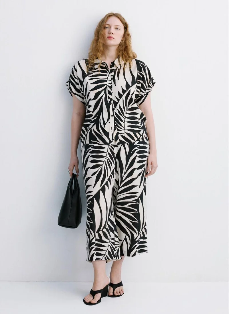 Mango  Flowy Printed Shirt for Women | Best Price UAE