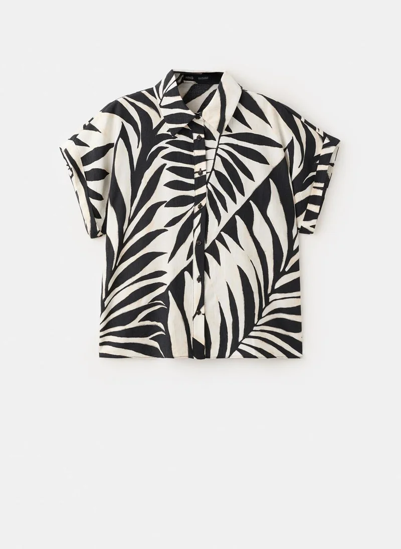 Mango  Flowy Printed Shirt for Women | Best Price UAE
