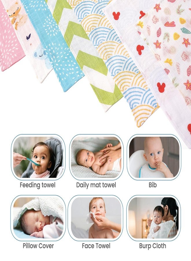 TIDY SLEEP Muslin Baby Face Napkin for New Born (Washable, Reusable Extra Soft Baby Face Napkin) (7) - Image 3