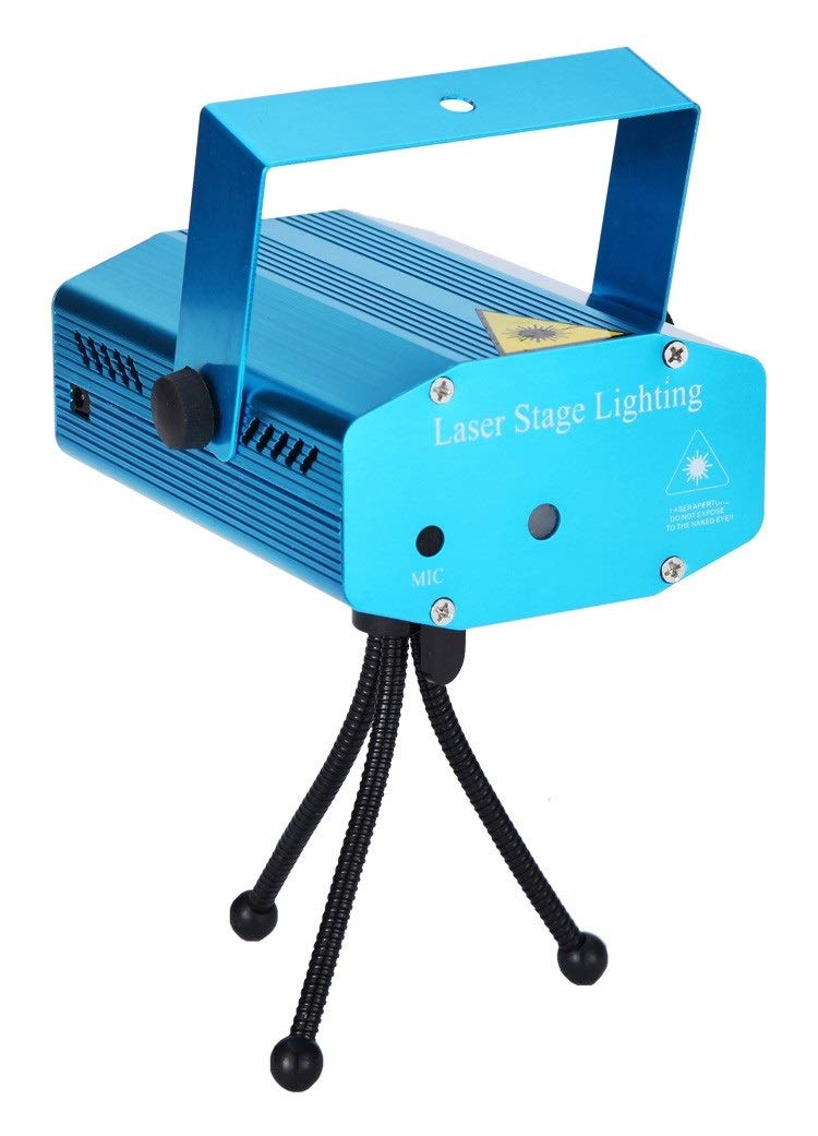 MLD MLD Power Mini Laser Projector Stage Lighting Sound Activated Laser Light for Party and DJ  - Image 1