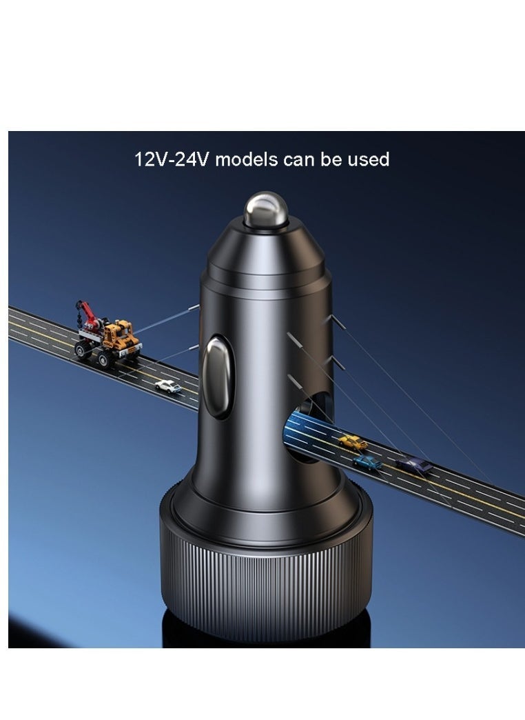 Yesido Y60 Super Fast Charging iPhone or USB-C Dual Car Charger with 1 meter cable USD to iphone  - Image 5