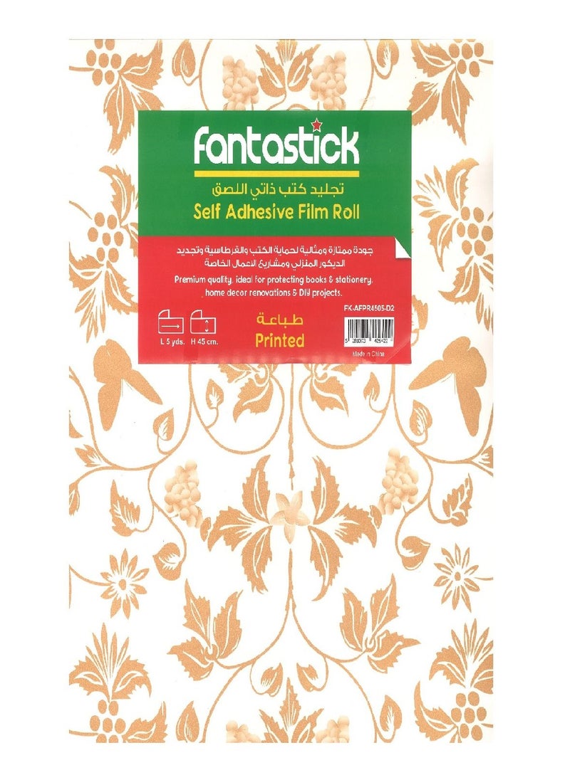Fantastick Self Adhesive Film Roll Printed Design 5 Yards  - Image 2