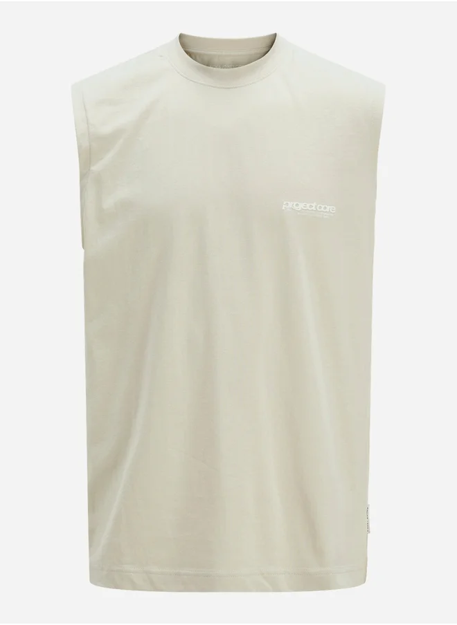 JACK & JONES Jack & Jones Slogan Print Regular Fit Tank