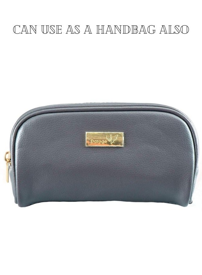 daroge 13 Pieces Brush Set With Cosmetics Case Black/Rose Gold - Image 4