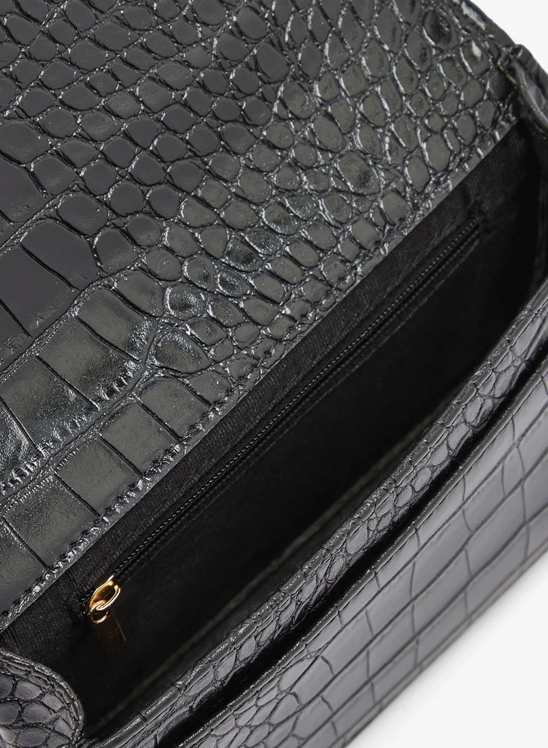 Ginger  Croc Detail  Pack for Women | Best Price UAE