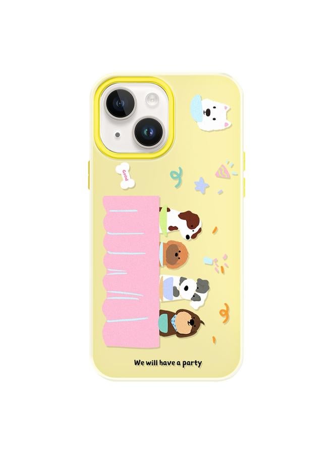 S-TOP Case For iPhone 14 Plus Skin Feeling Jelly TPU Hybrid PC Phone Case - Image 1