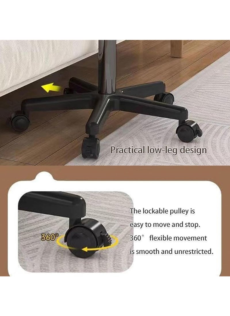 Generic - Mobile Desk Mobile Lifting Table Computer Home Office Standing Work Table Lazy Bedside Sofa Table Sitting and Writing Small Desk - Image 1