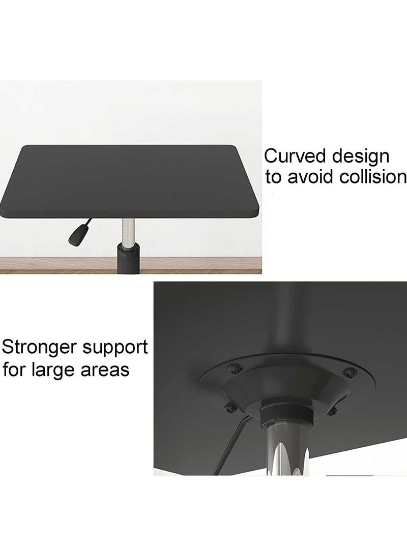 Generic - Mobile Desk Mobile Lifting Table Computer Home Office Standing Work Table Lazy Bedside Sofa Table Sitting and Writing Small Desk - Image 1
