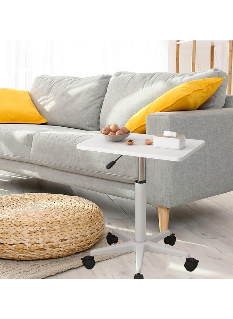 Generic - Mobile Desk Mobile Lifting Table Computer Home Office Standing Work Table Lazy Bedside Sofa Table Sitting and Writing Small Desk - Image 1
