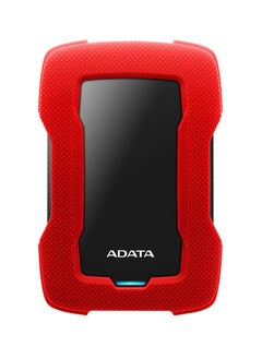 ADATA ADATA HD330 2TB USB 3.0, High-speed Shock-absorbing External Hard Drive, Extra Slim Portable Waterproof Mobile Hard Drive, (2TB Red)  - Image 1